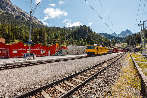 Preda im Albulatal, Graubünden, Schweiz