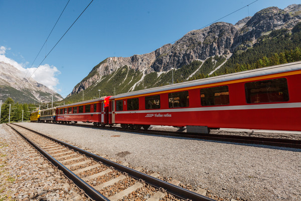 Preda im Albulatal, Graubünden, Schweiz