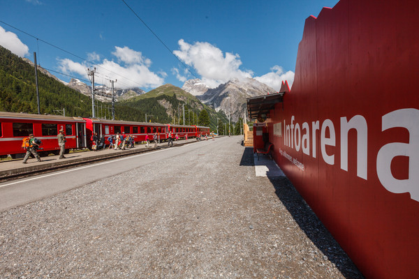 Preda im Albulatal, Graubünden, Schweiz