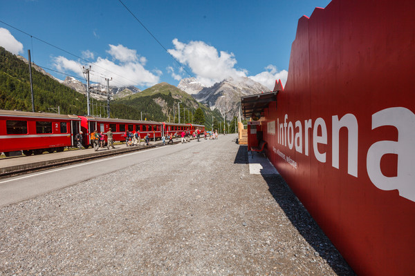 Preda im Albulatal, Graubünden, Schweiz