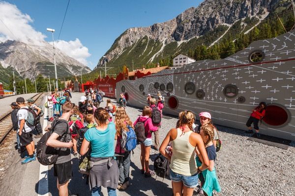 Preda im Albulatal, Graubünden, Schweiz