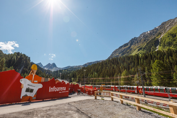 Preda im Albulatal, Graubünden, Schweiz