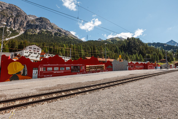 Preda im Albulatal, Graubünden, Schweiz