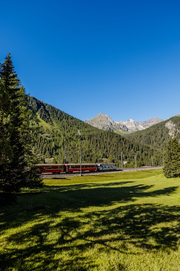 Preda im Albulatal, Graubünden, Schweiz