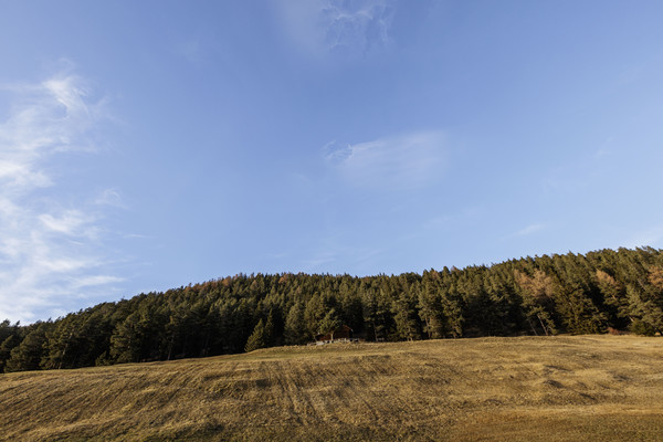 Wolken-, Herbststimmung und Föhnsturm bei Ramosch im Unterengadin.