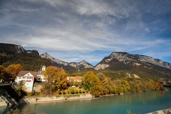 Reichenau, Graubünden, Schweiz