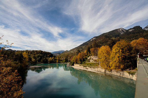 Reichenau, Graubünden, Schweiz