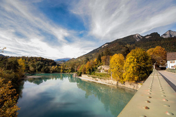 Reichenau, Graubünden, Schweiz