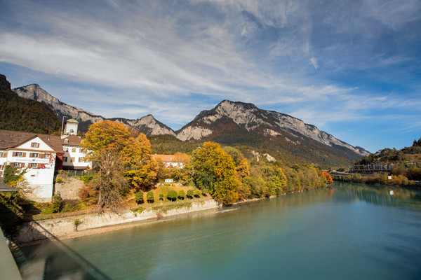 Reichenau, Graubünden, Schweiz