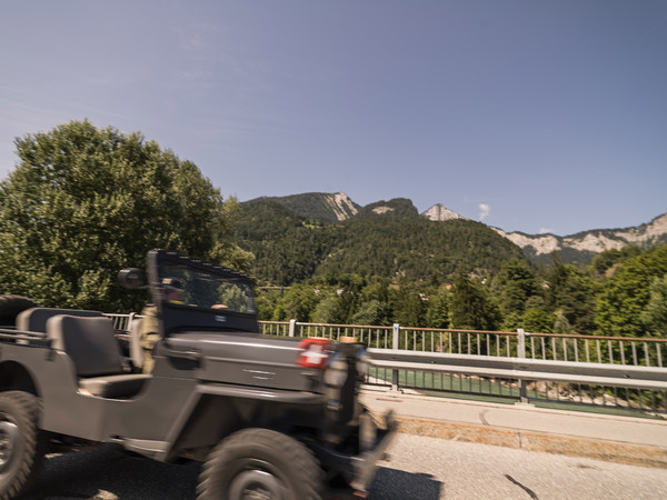 Militär Jeep bei Reichenau