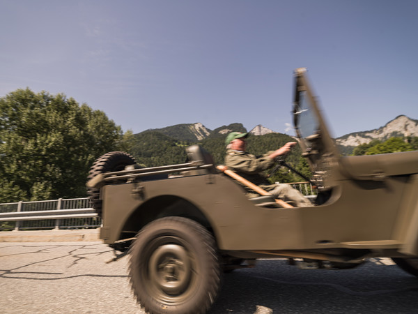Militär Jeep bei Reichenau