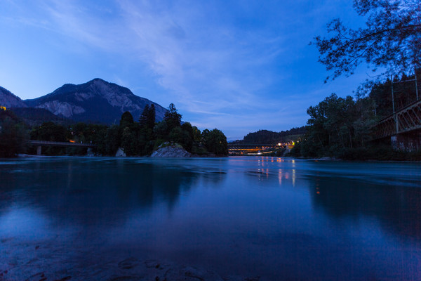 Reichenau, Graubünden, Schweiz