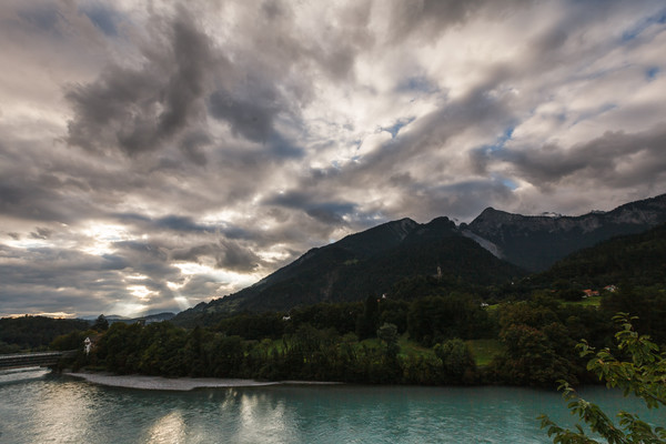 Reichenau, Graubünden, Schweiz