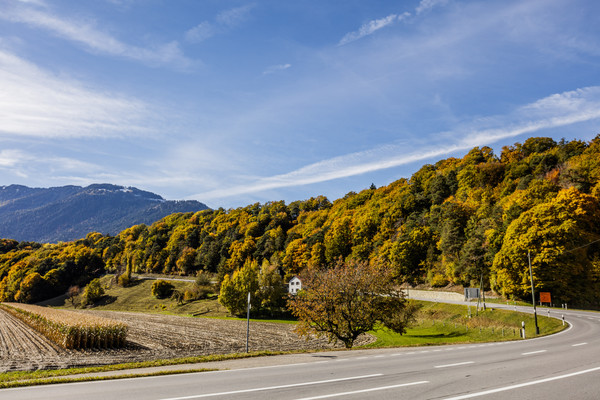 Reichenau, Graubünden, Schweiz