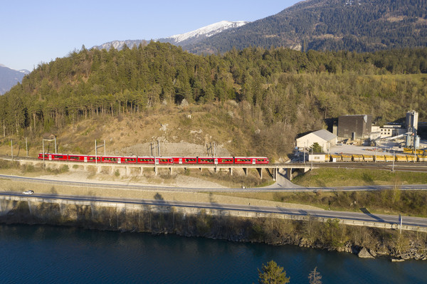 Reichenau, Graubünden, Schweiz