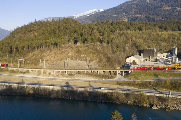 Reichenau, Graubünden, Schweiz