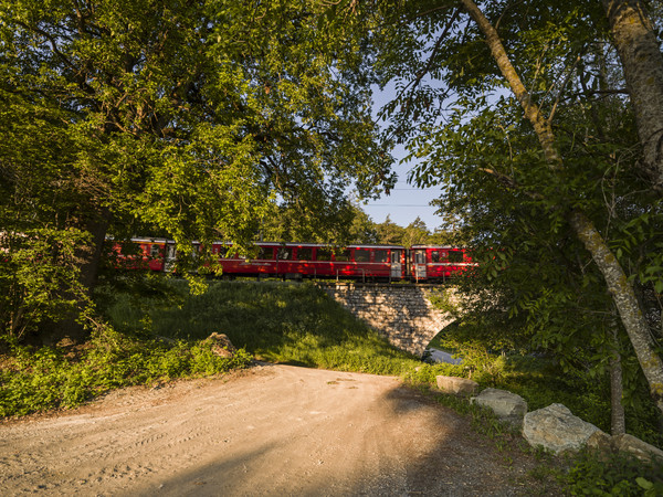 Brücke über den Vorderrhein bei Reichenau