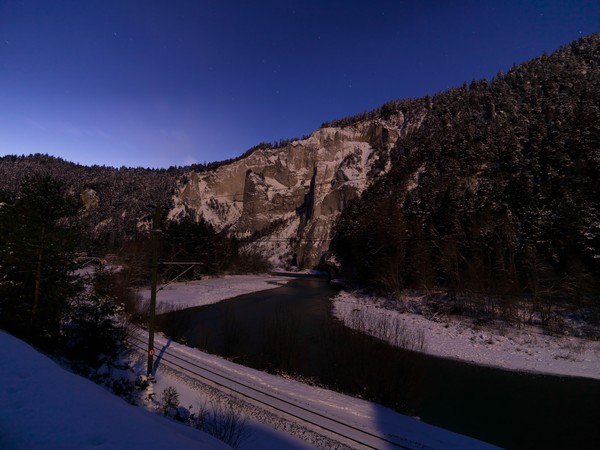 Rheinschlucht in Graubünden