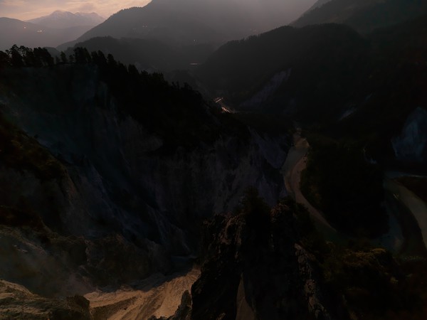 Rheinschlucht in Graubünden