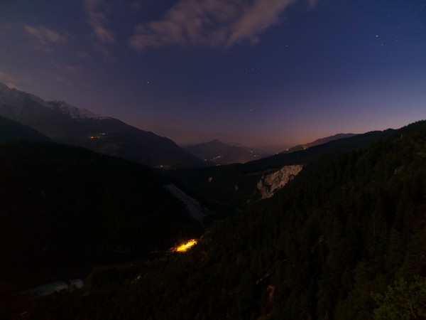 Rheinschlucht in Graubünden