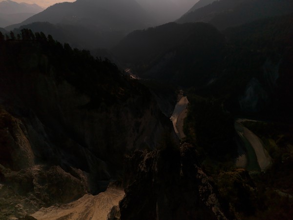 Rheinschlucht in Graubünden