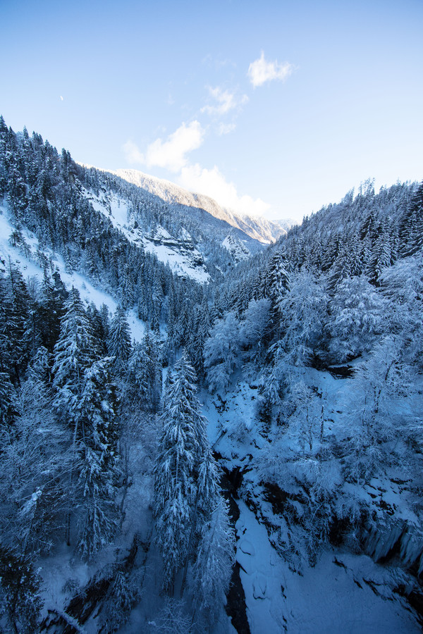 Rheinschlucht, Bonaduz, Graubünden, Schweiz, Switzerland