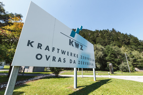 KWZ, Kraftwerke Zervreila, Rothenbrunnen, Graubünden, Schweiz