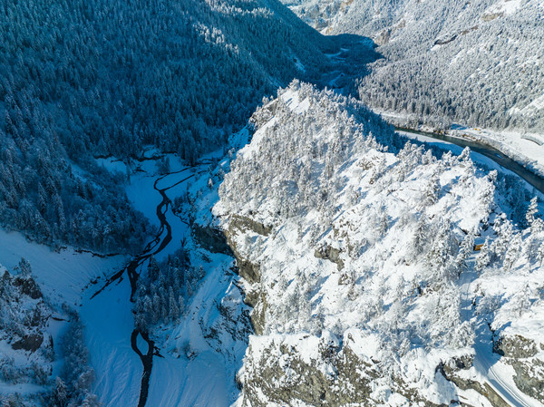 Rheinschlucht, Bonaduz, Graubünden, Schweiz, Switzerland