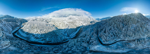 Rheinschlucht, Bonaduz, Graubünden, Schweiz, Switzerland