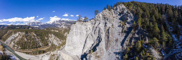 Rheinschlucht, Bonaduz, Graubünden, Schweiz, Switzerland