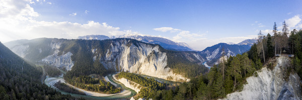 Rheinschlucht, Bonaduz, Graubünden, Schweiz, Switzerland