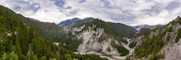 Rheinschlucht, Bonaduz, Graubünden, Schweiz, Switzerland