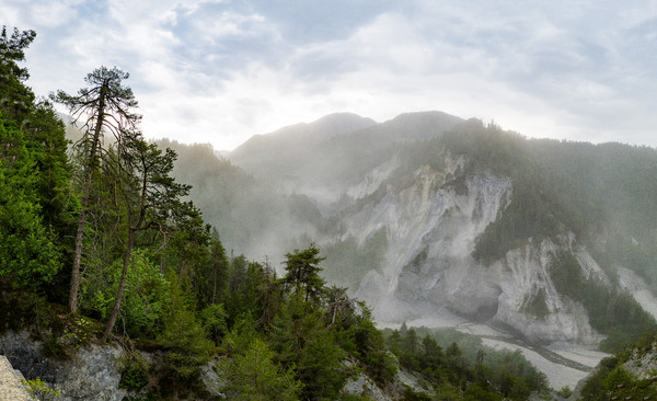 Rheinschlucht, Bonaduz, Graubünden, Schweiz, Switzerland