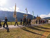 Foto: Prozession in Sagogn, Surselva, Graubünden