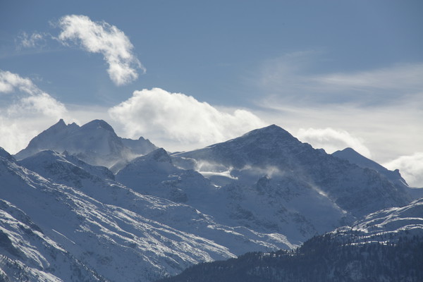 Samedan, Oberengadin, Engadine, Graub?nden, Schweiz, Switzerland