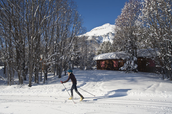 Samedan, Oberengadin, Engadine, Graubünden, Schweiz, Switzerland