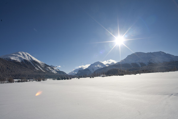 Flaz Ebene bei Samedan