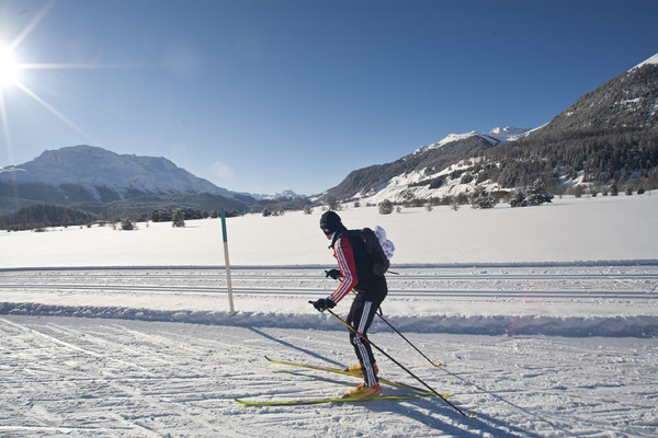 Langlaufen in Samedan