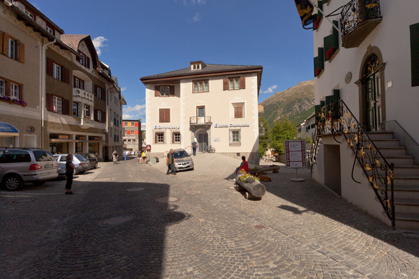 Samedan, Oberengadin, Engadin, Graubünden, Schweiz, Switzerland