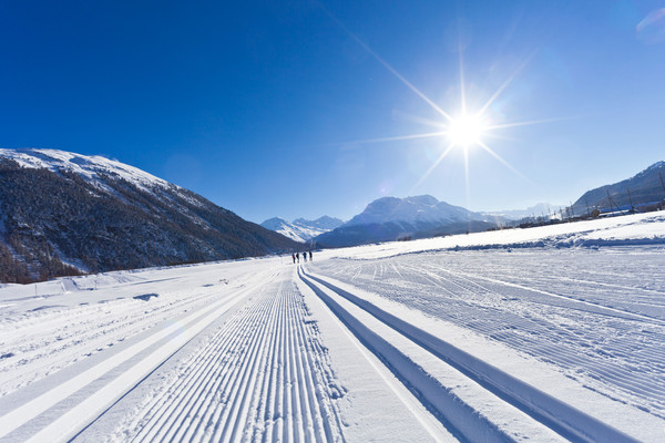 Samedan, Oberengadin, Engadin, Graubünden, Schweiz, Switzerland