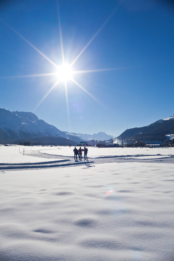 Samedan, Oberengadin, Engadin, Graubünden, Schweiz, Switzerland