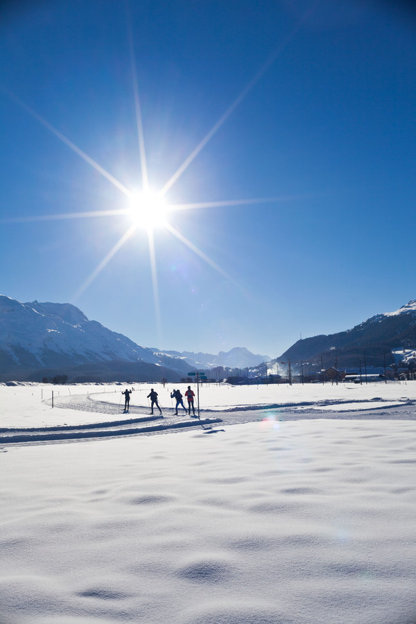 Samedan, Oberengadin, Engadin, Graubünden, Schweiz, Switzerland