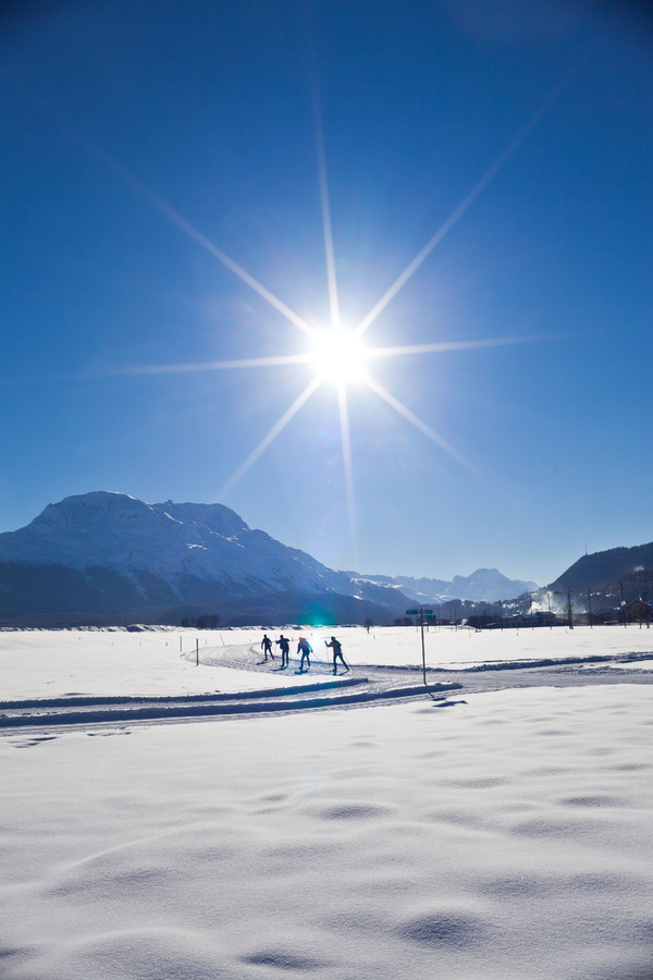 Samedan, Oberengadin, Engadin, Graubünden, Schweiz, Switzerland