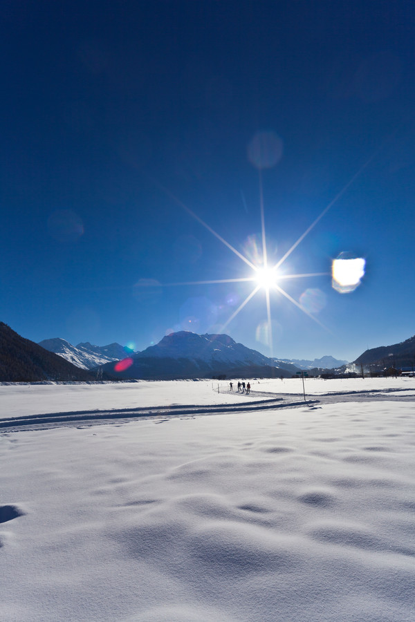 Samedan, Oberengadin, Engadin, Graubünden, Schweiz, Switzerland