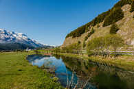 Foto: Samedan, Oberengadin, Engadin, Graubünden, Schweiz, Switzerland