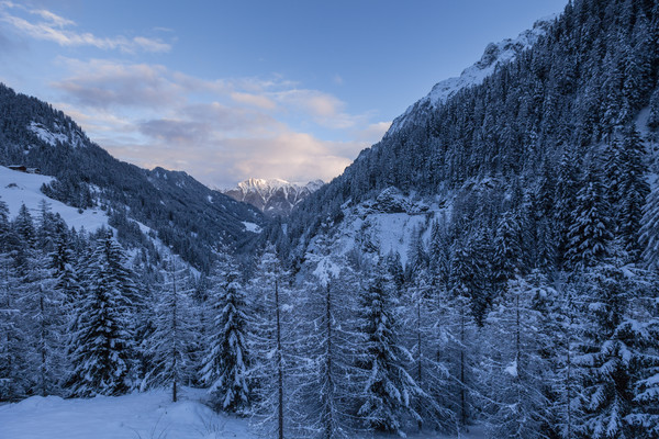 Blick in Richtung Samnaun, Graubünden, Schweiz