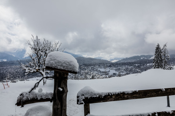 Winterstimmung bei Scheia nahe Flims