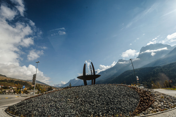 Kreisel bei Scuol im Unterengadin