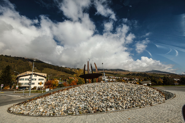 Kreisel bei Scuol im Unterengadin