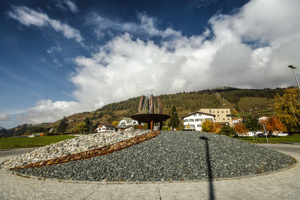 Kreisel bei Scuol im Unterengadin